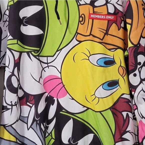 Members Only Looney Tunes Hooded Sweatshirt - Picture 6 of 7